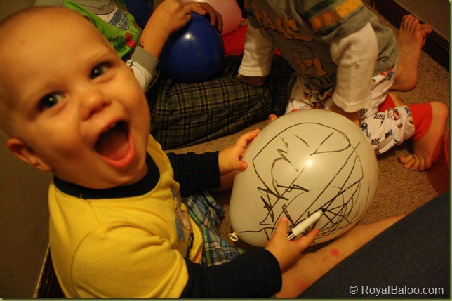 Pumpkin and Ghost Balloons