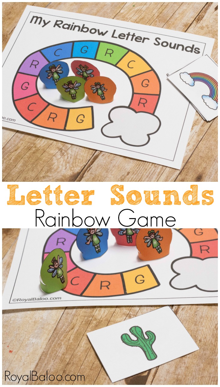Rainbow Letter Sound Game for Preschool Fun - Royal Baloo