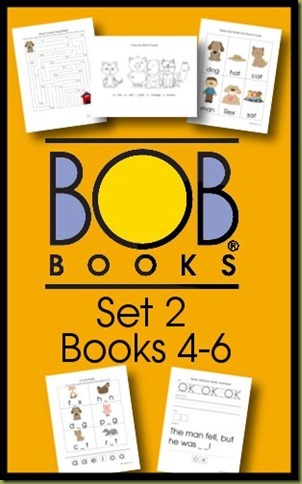 Free BOB Book Printables for Set 2 Books 4-6