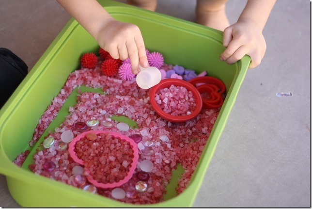 Valentine's Day Sensory Bin