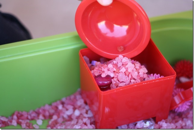 Valentine's Day Sensory Bin