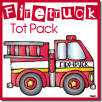 Fire Truck Tot Pack