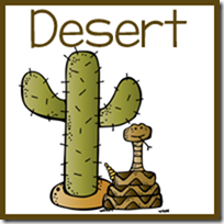 Free Desert packs for Kindergarten through 3rd grade