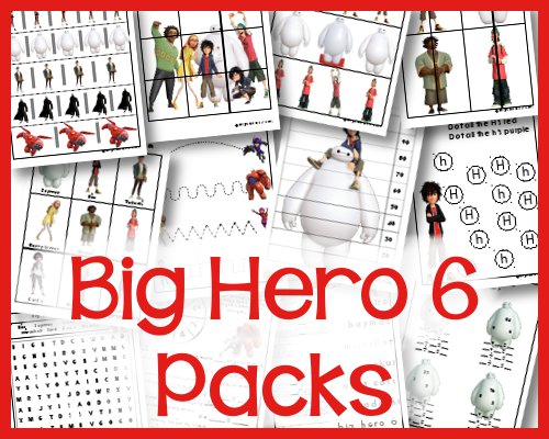 Big Hero 6 Printable Packs