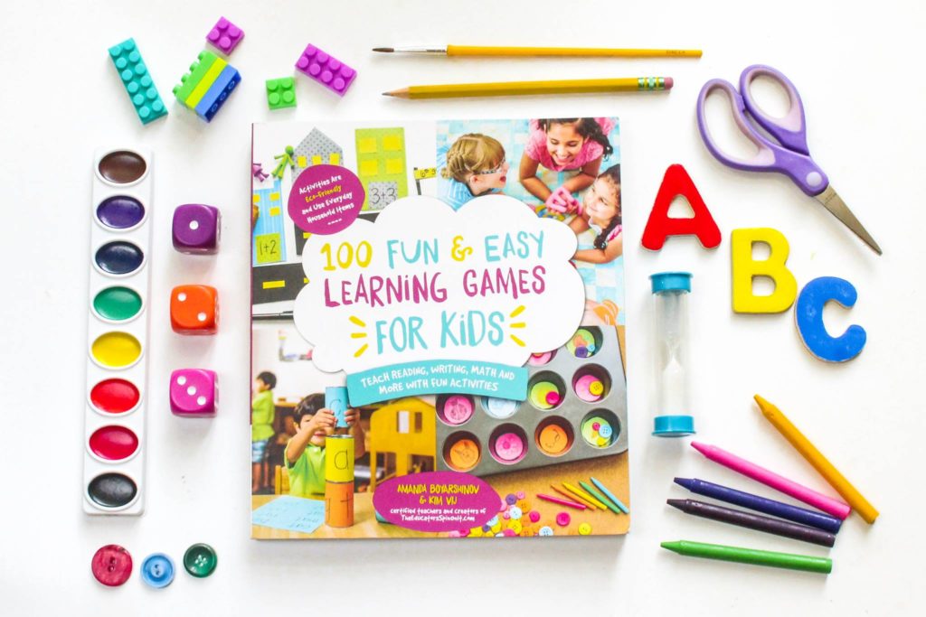 100 Fun and Easy Learning Games Promotion with supplies