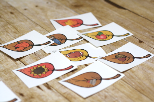 Fall Beginning Sound Printable Leaves. Free printables to practice isolating that first letter sound.