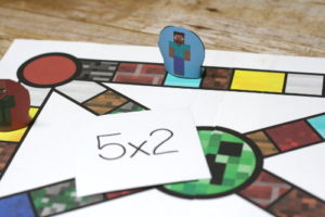 Multiplication Practice with Minecraft Multiplication Game → Royal Baloo