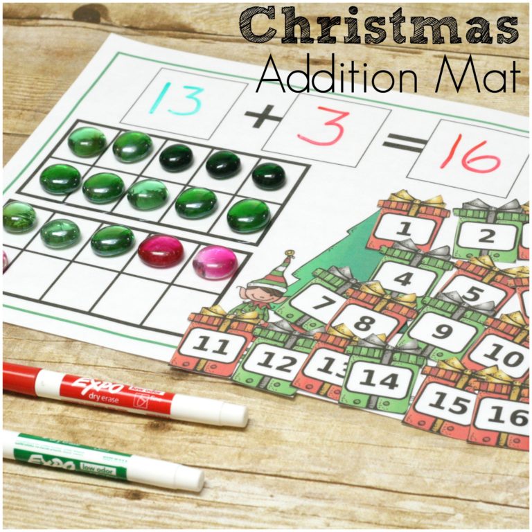 Christmas Addition Mats (and Subtraction too!)