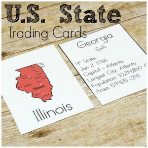 Learning USA Geography? These State Trading Cards will make it fun and exciting! Facts on the states and more!