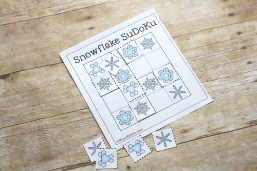 Puzzles and patterns don't have to be boring with SuDoKu! Winter SuDoKu provides plenty of math and puzzle fun for young kids!
