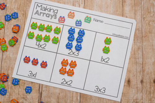 Mini erasers are a great way to get your kids excited about math! Use these adorable robot mini erasers with the robot math pack for some serious math fun!