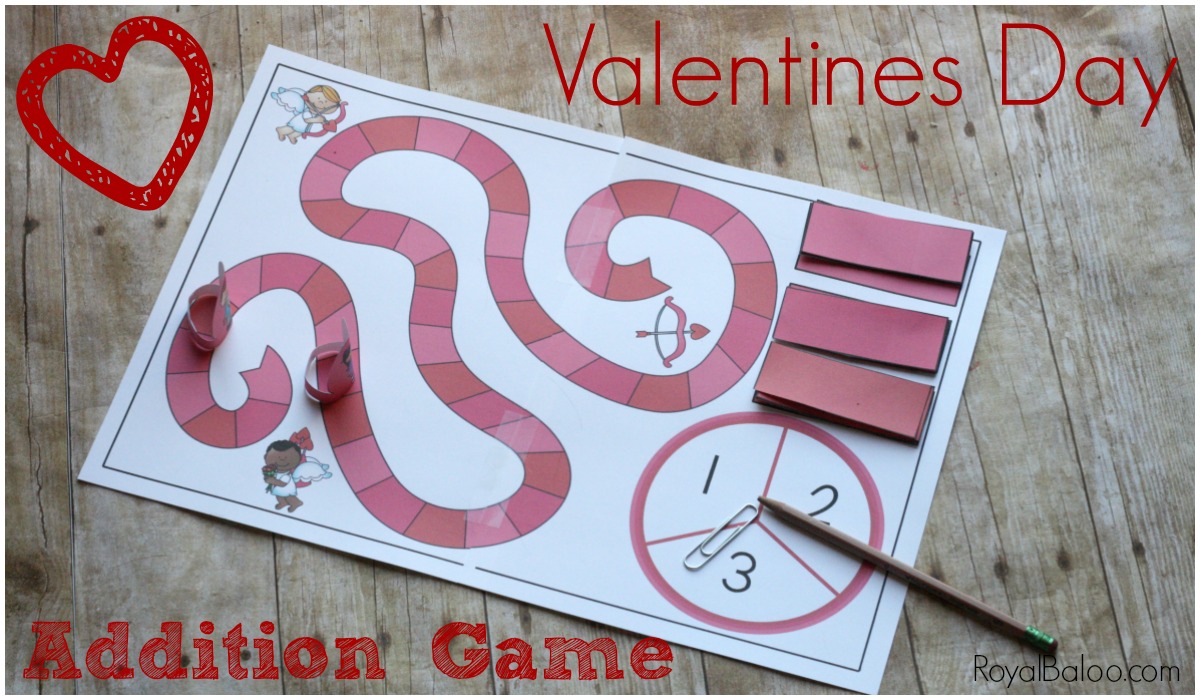 This fun Valentines Day addition game is the perfect addition to a Valentines Day math activity! Practice sums of 5-10 with this lovely game!