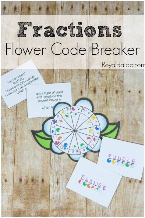 Equivalent fractions in a fun activity? Yes indeed! This flower fractions code breaker is sure to be a hit and also provide great practice with fractions.