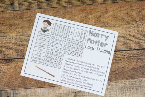 Harry Potter math for summer fun or regular funschooling - it doesn't matter. Play games and learn while loving Harry Potter!