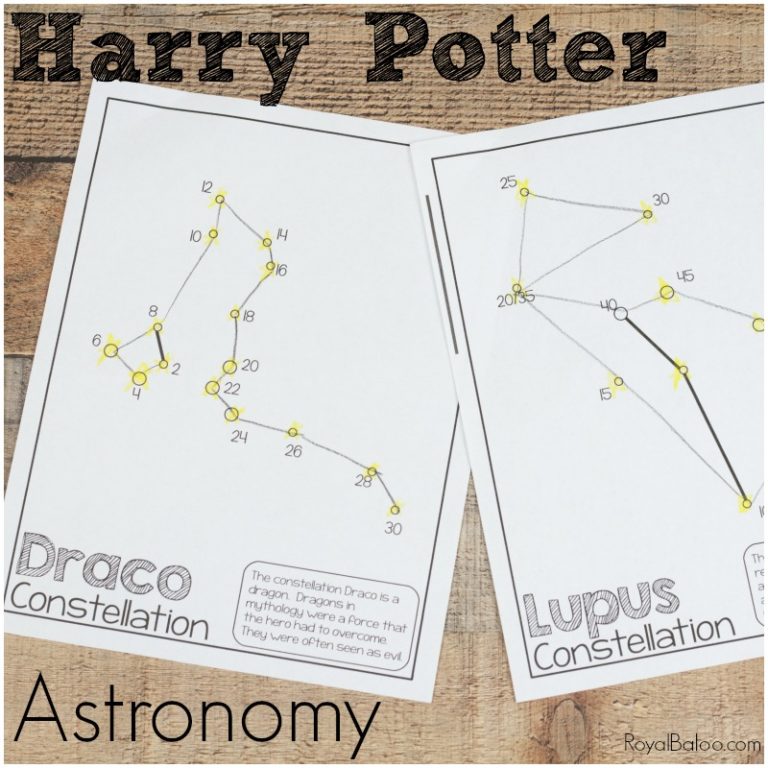 Harry Potter Astronomy with Constellations and Jupiter’s Moons