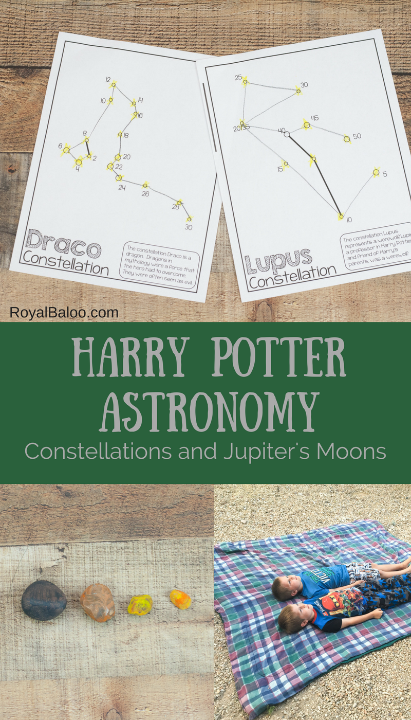 Enjoy the stars a bit more with Harry Potter Astronomy. Learn about relevant constellations, Jupiter's Moons, and star gazing!