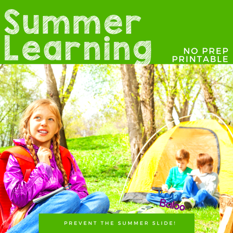 Combat the Summer Slide with Printable Summer Camps
