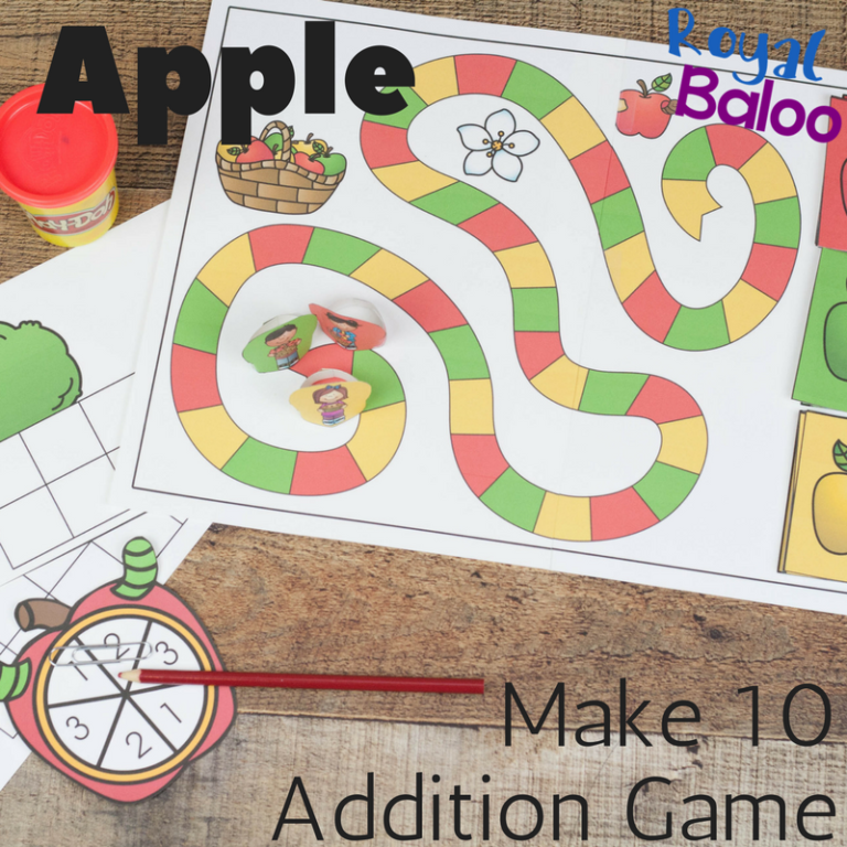 Hands on Addition with the Apple Make 10 Addition Game