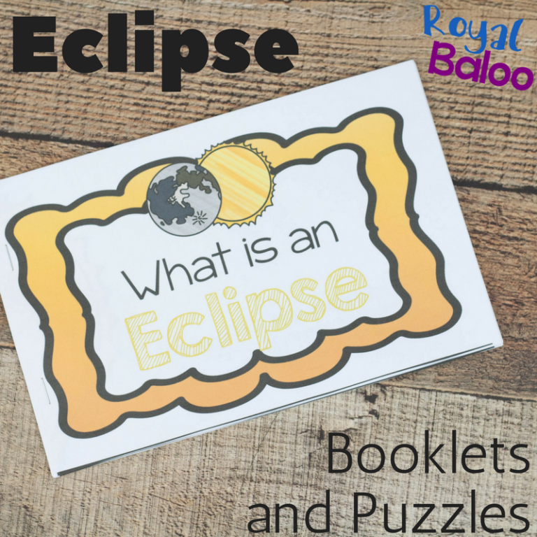 Easy and Simple Eclipse Mini Book with Extras