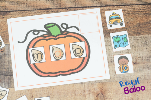 Reading practice with pumpkins is always better. These pumpkin word builder mats are great for the beginning reader to practice short words!