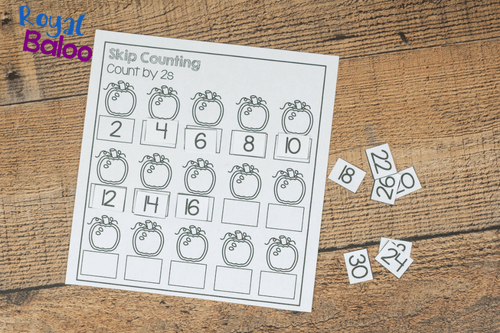 Skip counting is a useful skill and practice is necessary! This pumpkin skip counting set is sure to entertain while working on great math skills!