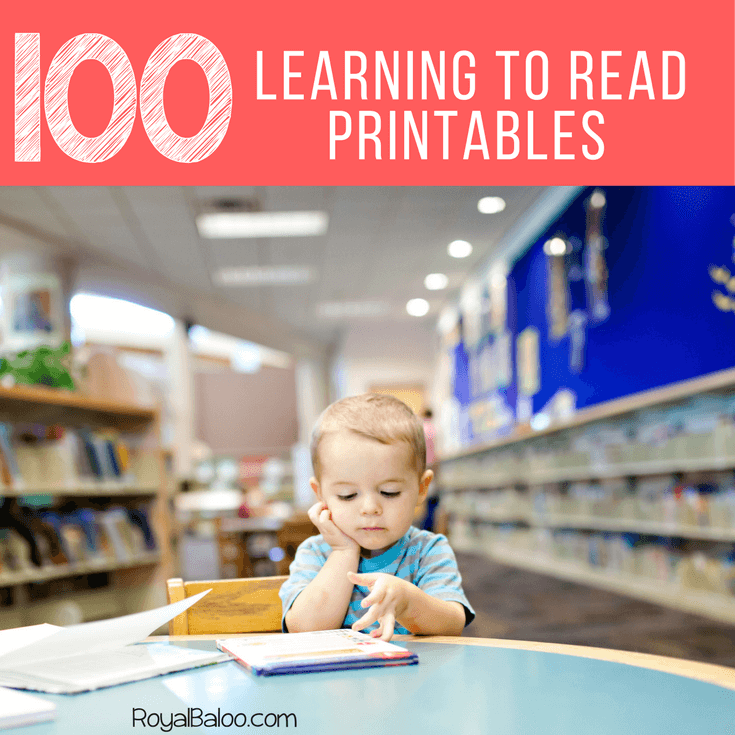 100+ Learning to Read Printables