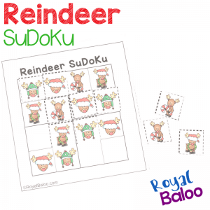 Reindeer SuDoKu Puzzles – Christmas Logic Fun