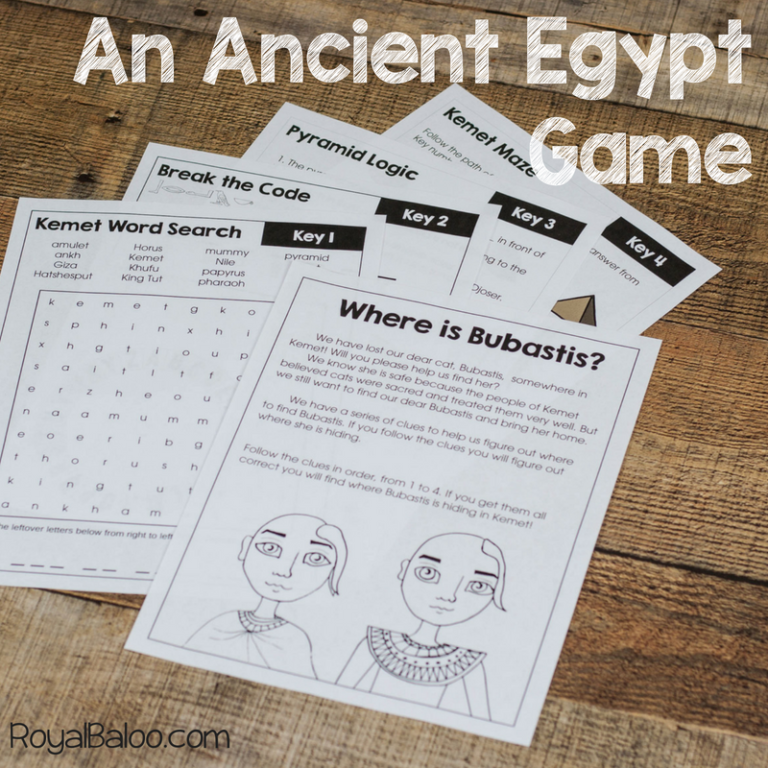 Ancient Egypt Escape Room Style Activity