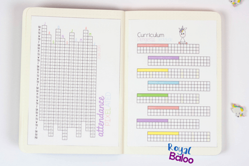 If you're ready for a new type of planner, a planner with a fun unicorn theme and based on bullet journal style, then I've got something for you! #bulletjournal #unicorn #homeschoolbujo #homeschoolplanner #secularhomeschool