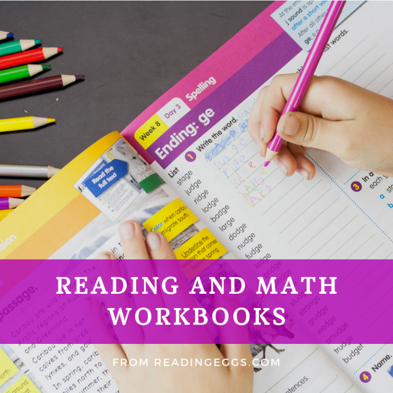 Reading Eggs Workbooks – Continue the Learning Offline, too