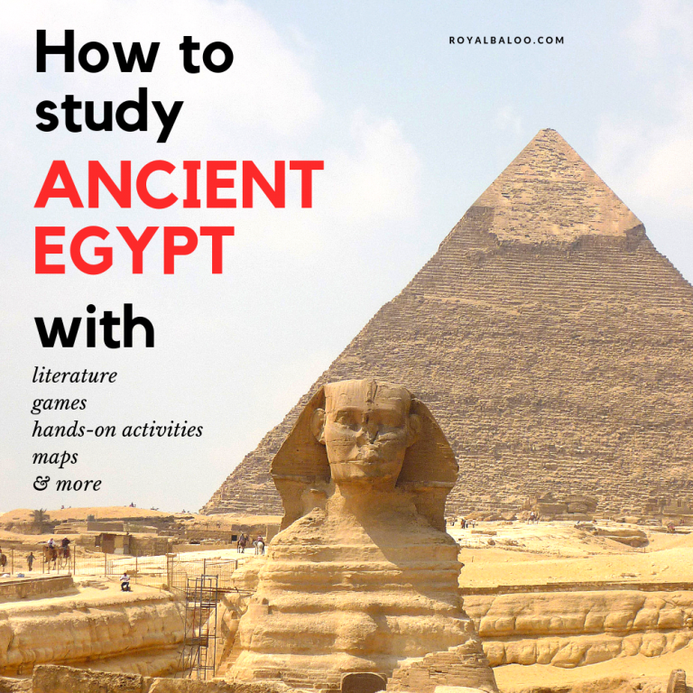Ancient Egypt Unit Study with Literature, Hands-on Activities, and more