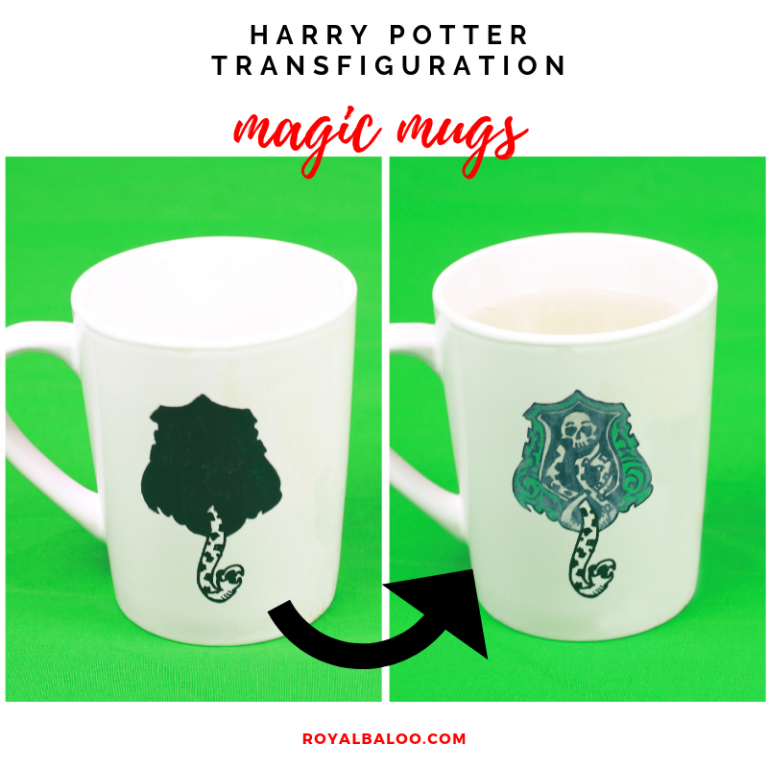 Harry Potter Transfiguration Class with Coloring Changing Mugs