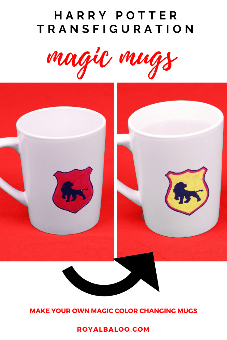 Have your own Harry Potter Transfiguration Class! Make these magical color changing mugs and see what transfiguration is all about