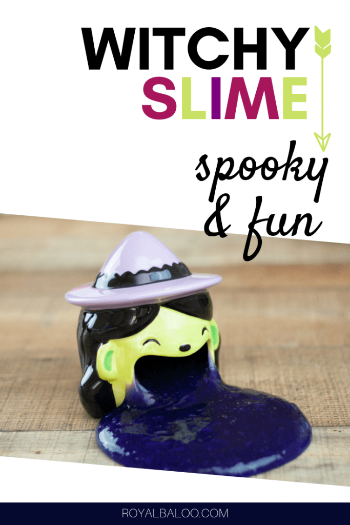 Slime is such a fun sensory activity for kids. Mix it up a bit with this fun witch slime!
