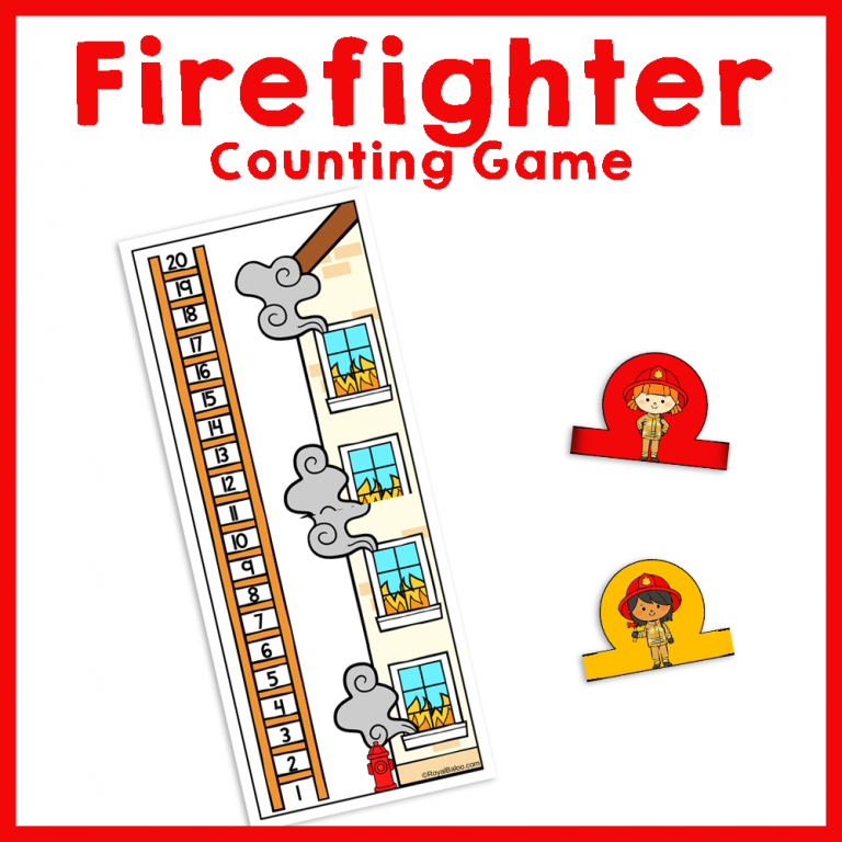 Fireman Math Counting Game