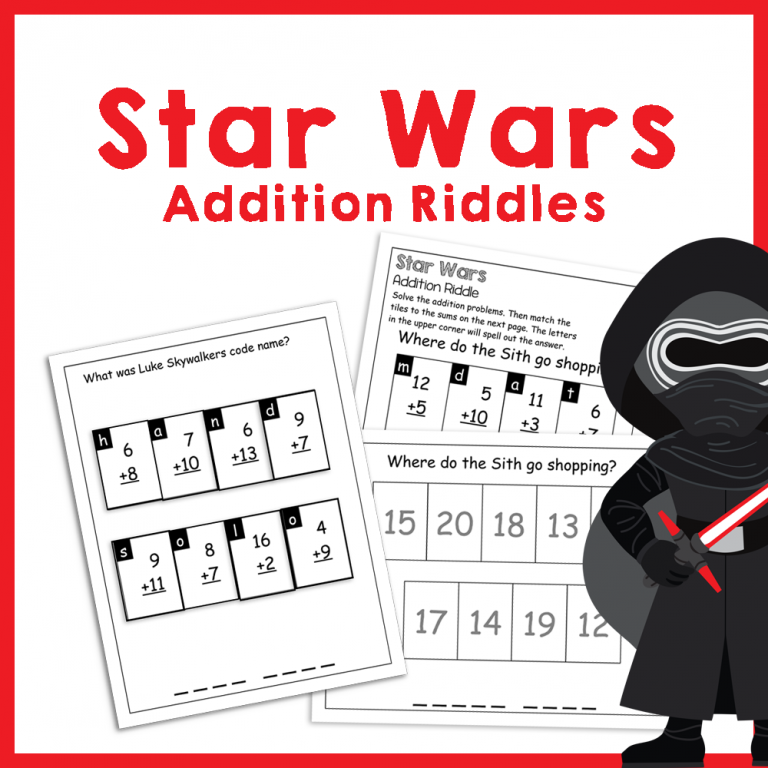 Star Wars Addition Riddles