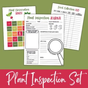 Plant Inspection Printables for Kids